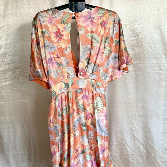 Showpo Women’s | Sophia Maxi Dress Multi Floral | Size 10 - Picture 2 of 5